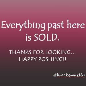 THANK YOU FOR LOOKING AT MY CLOSET!!